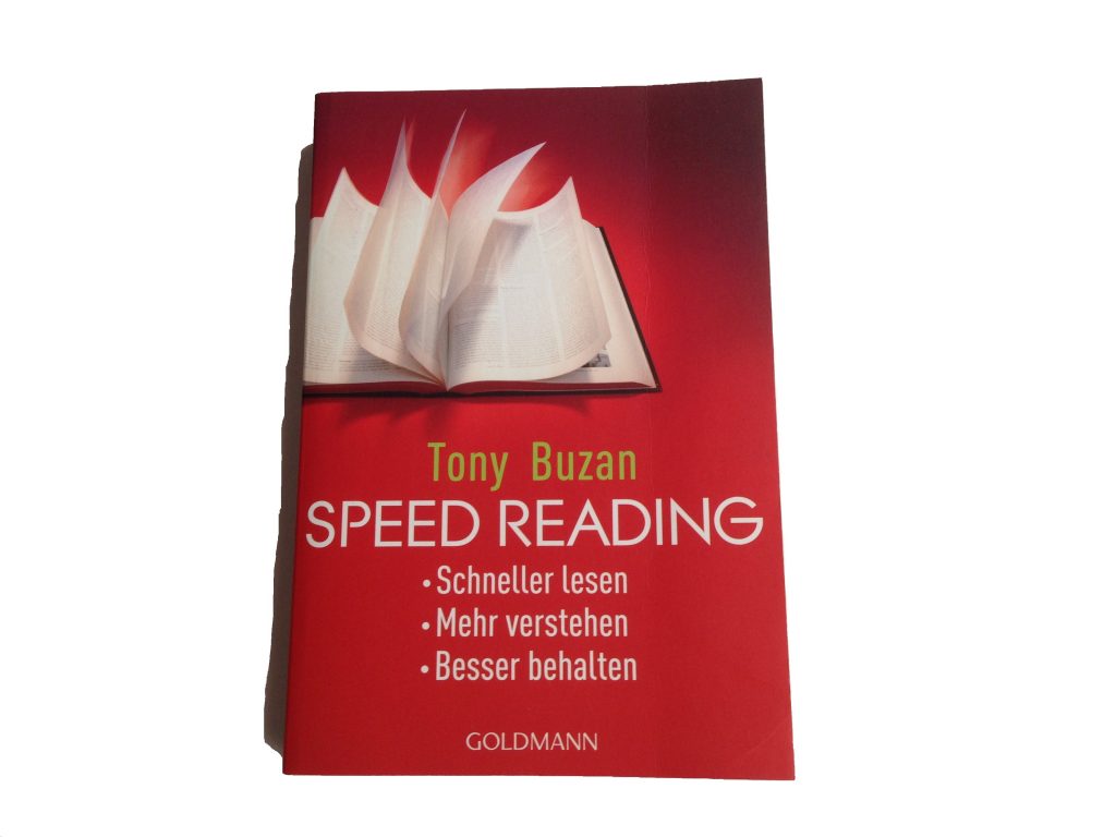 Frontcover des Buches "Speed Reading" von Tony Buzan